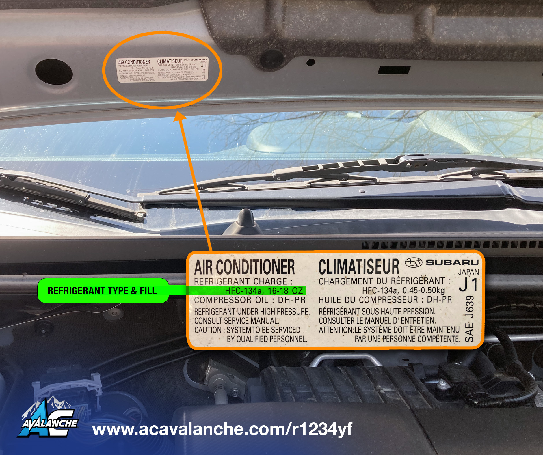 Antagonisme obligatorisk beslag What type of refrigerant does my car need? - A/C Avalanche