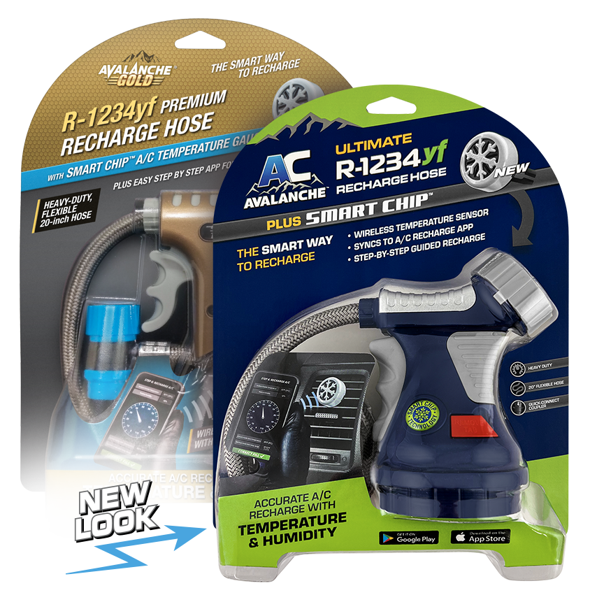 A/C Avalanche Ultimate R-1234yf Recharge Hose with Smart Chip