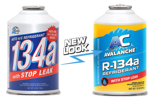 A/C Avalanche R-134a 12oz A/C Refrigerant Refill with Stop Leak - Ac Avalanche Refrigerant How To Use