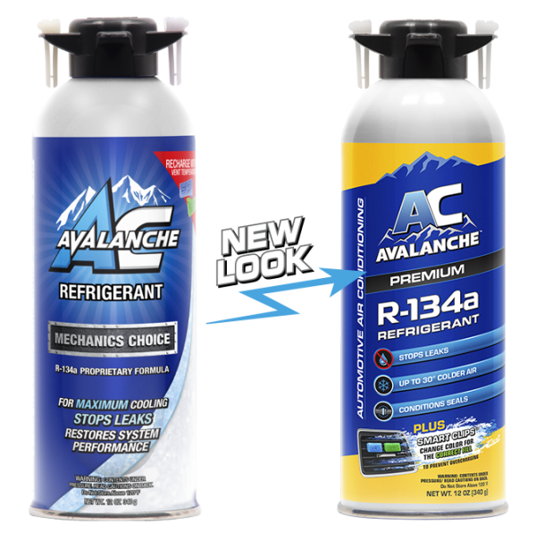 Premium 12oz R134a A/C Refrigerant Refill with SMART CLIPS®